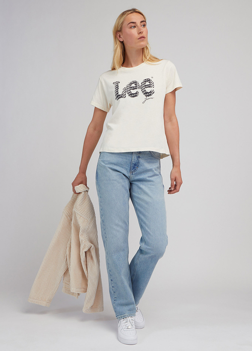 Damskie Spodnie Dzinsowe Lee Rider Light The Way - 112346314