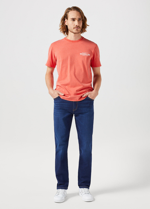 Meskie Spodnie Dzinsowe Wrangler Texas Slim Jeans Night Shade - 112350865