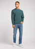 Meski Sweter Lee Reglan Crew Knit Evergreen - 112349947