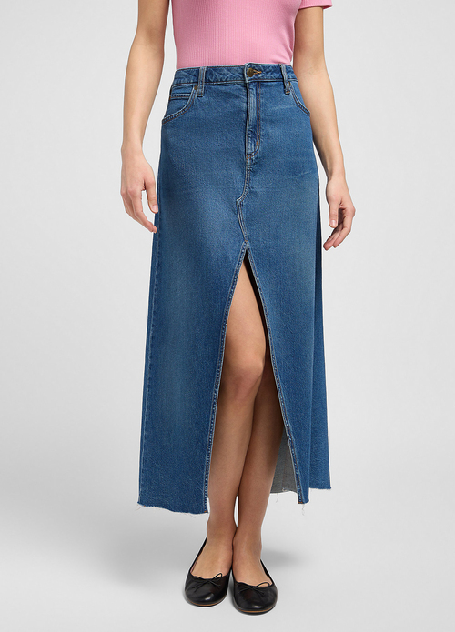 Lee Maxi Skirt Sunken - Waterfall 112349007 