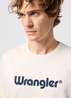 Wrangler Logo Tee White - 112350523