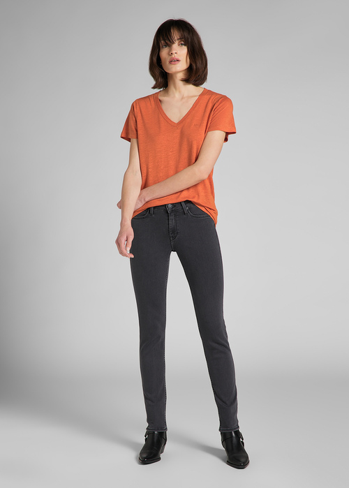 Damskie Spodnie Dzinsowe Lee Scarlett Washed Ava - L526SYSZ