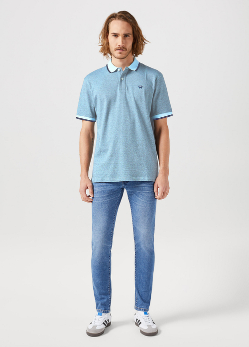 Wrangler Polor Shirt Dream Blue - 112353030