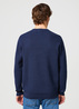 Wrangler Crewneck Sweater Black Iris - 112352279