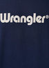 Meski T Shirt Wrangler Logo Tee Navy - 112350524