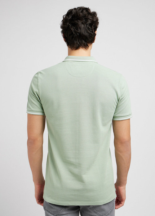 Meska Koszulka Polo Lee Pique Polo Intuition Grey - 112349953