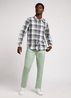Meska Koszula Materialowe Lee Leesure Shirt Olive Grove Check - 112350073