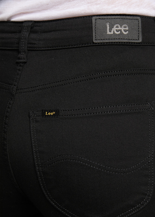 Damskie Spodnie Dzinsowe Lee Breese Boot Black Rinse - L31TFS47