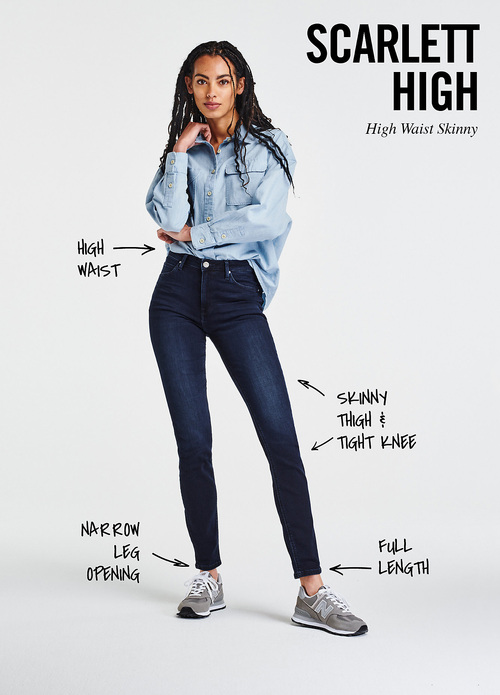 Damskie Spodnie Dzinsowe Lee Scarlett High In The Shade - 112346881