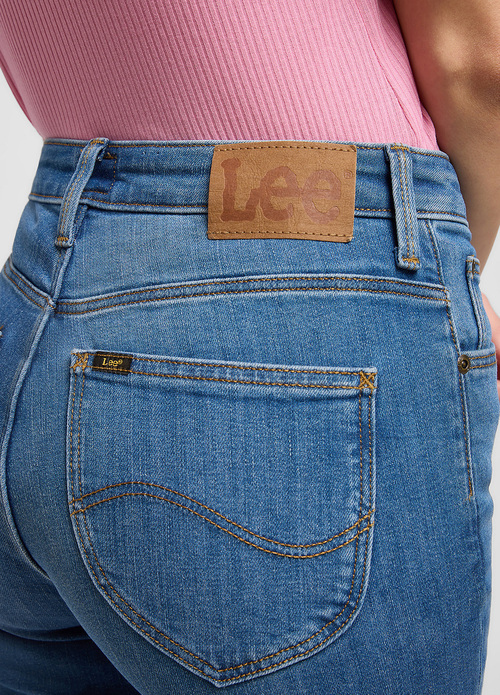 Damskie Spodnie Dzinsowe Lee Breese Boot In The Shade - 112353194