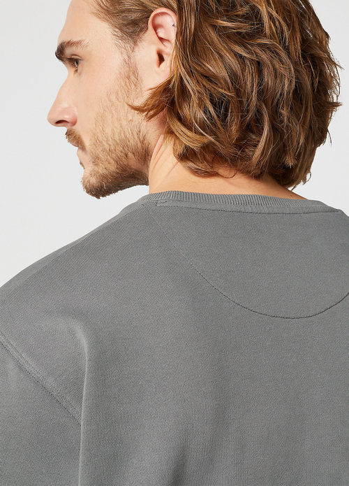 Meska Bluza Wrangler Sign Off Crew Gun Metal - 112350537