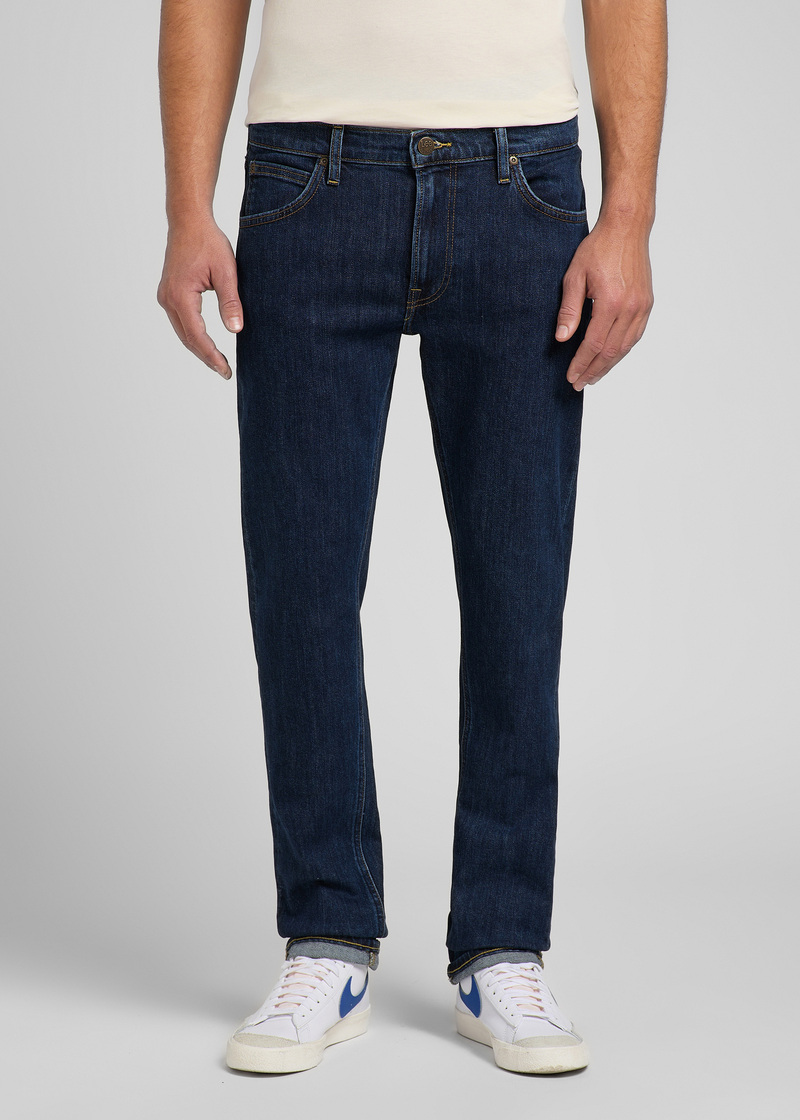 Mskie Spodnie Dinsowe Lee Daren Zip Fly Deep Dark Stone - L707PXXD