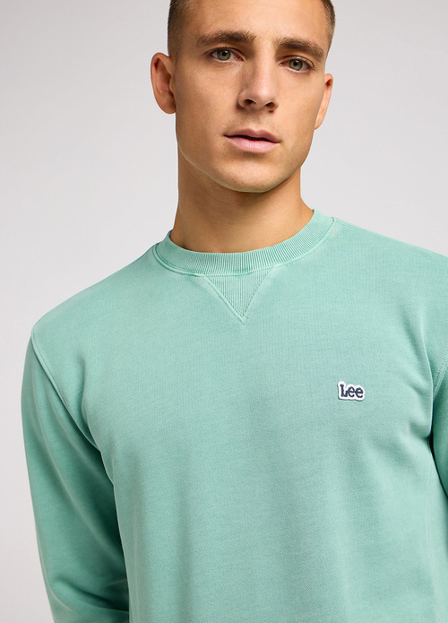 Lee® Plain Crew Sweatshirt - Intuition Grey
