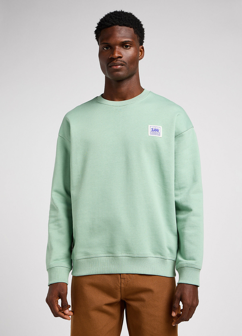 Mska Bluza Lee Workwear Sweatshirt Intuition Grey - 112351847