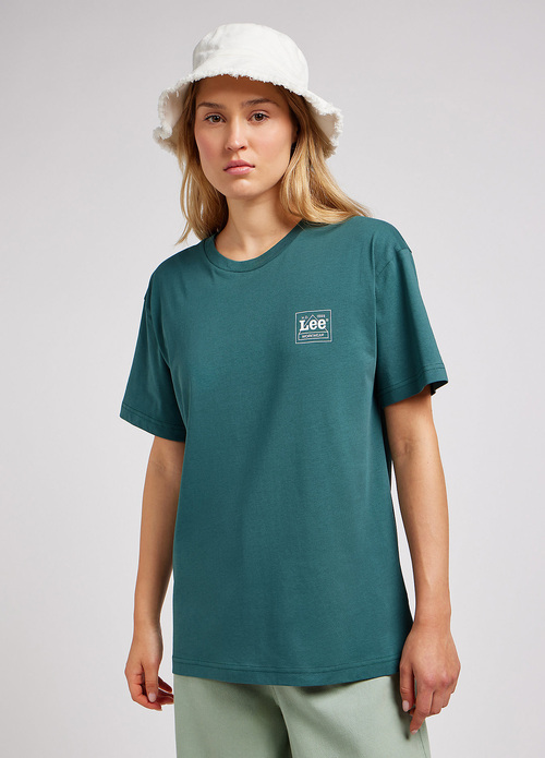 Lee Relaxed Crew Tee Evergreen - 112350208