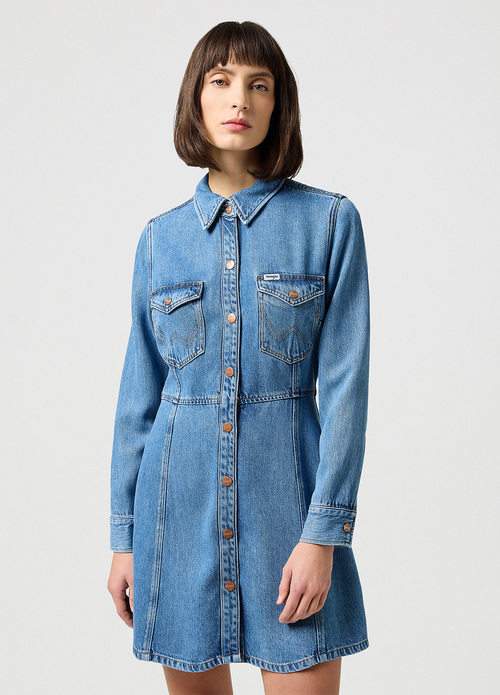 Wrangler A-Line Denim Dress - Partners 112350340