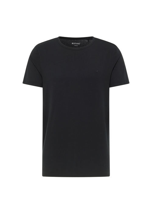 Meski T Shirt Mustang Jeans Style Allen C Neck 2 Pack Black - 1014663-4142