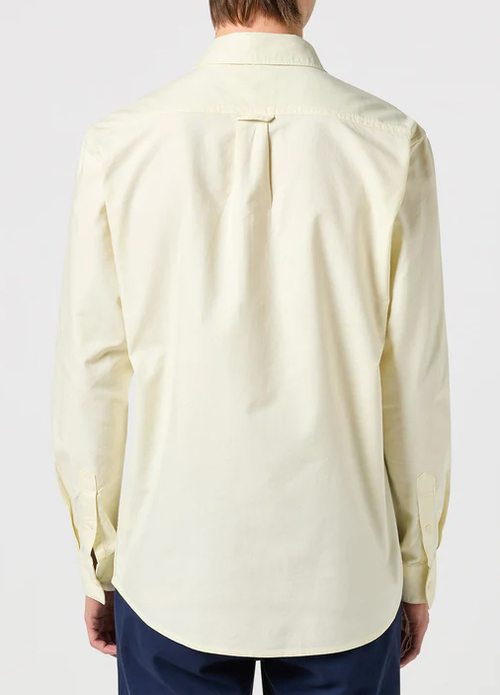 Wrangler Logsleeve One Pocket Shirt Yellow Oxford - 112350484