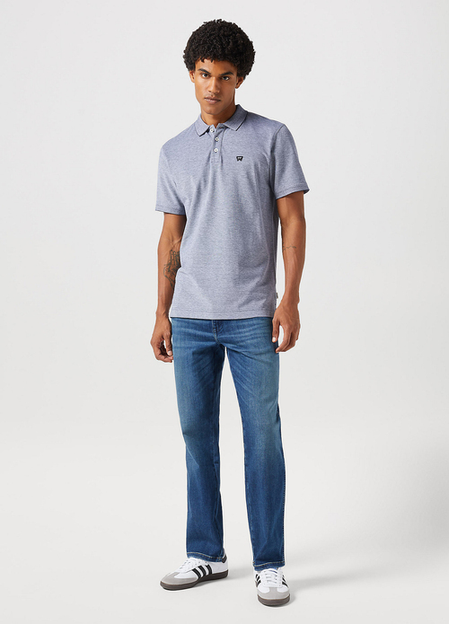 Wrangler Refined Polo Shirt Grey - 112350390