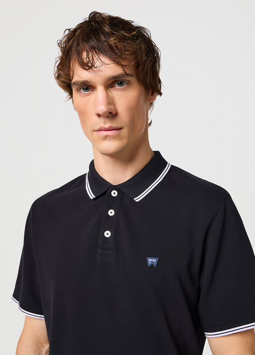 Wrangler Polo Shirt - Black 112350404 112350404