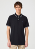 Meska Koszulka Polo Wrangler Polo Shirt Black - 112350404