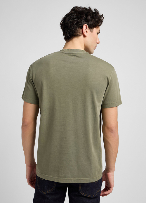 Meski T Shirt Lee Relaxed Pocket Tee Olive Grove