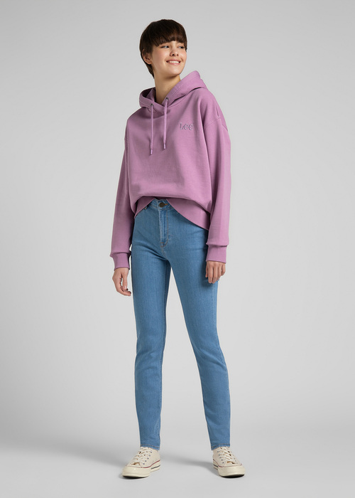 Damskie Spodnie Dzinsowe Lee Scarlett High Light Lita - L626OPVM