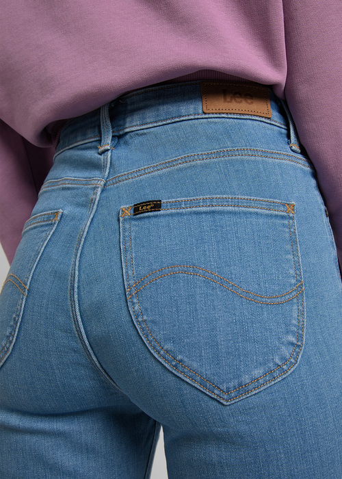 Damskie Spodnie Dzinsowe Lee Scarlett High Light Lita - L626OPVM