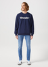 Mska Bluza Wrangler Logo Crew Sweat Navy - 112350539