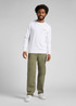 Mskie Spodnie Materiaowe Lee Relaxed Chino Olive Green - L70XTY72
