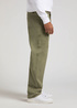 Meskie Spodnie Materialowe Lee Relaxed Chino Olive Green - L70XTY72