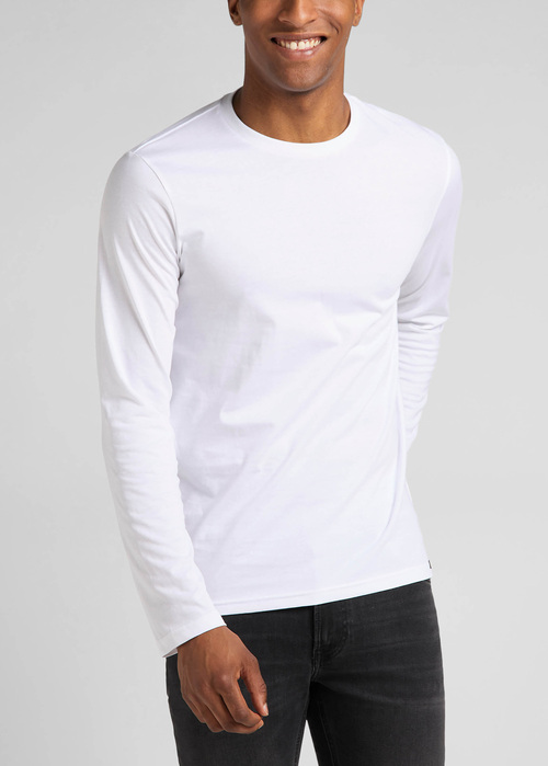 Lee Long Sleeve Twin Pack Crew - BlackWhite L60PCMKW 112140333