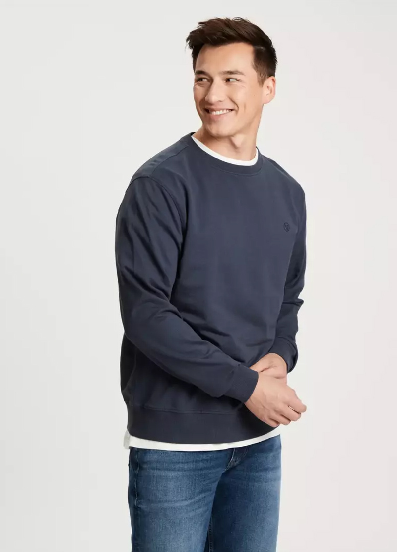 Cross Jeans Sweater Navy 001 - 25443-001