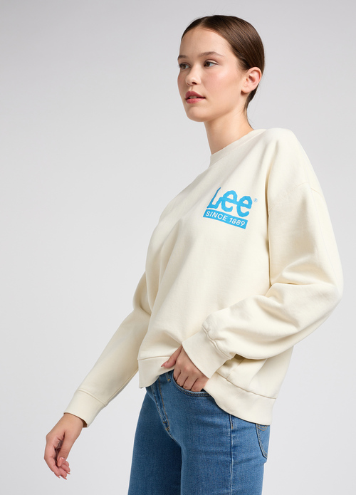 Lee® Logo Sweatshirt - Ecru
