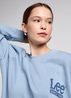 Lee Logo Sweatshirt Fresh Water - 112351133