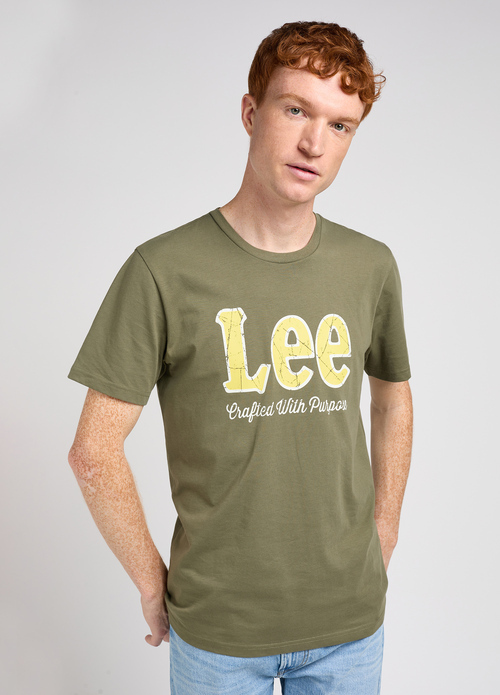 Lee® Big Logo Tee - Green Fort