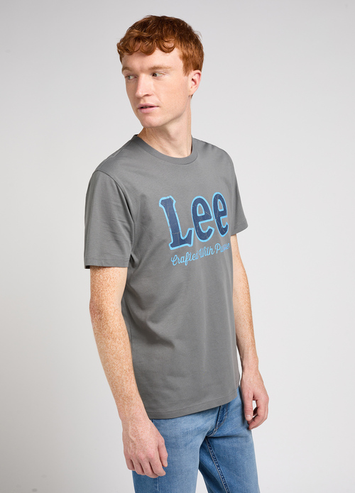 Lee® Big Logo Tee - Grey Mele