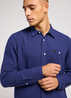Lee Leesure Shirt Medieval Blue - 112349931