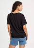 Cross Jeans T Shirt V Neck Black 020 - 56084-020