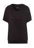 Cross Jeans T Shirt V Neck Black 020 - 56084-020