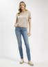 Cross Jeans® T-shirt C-Neck - Stone (053)