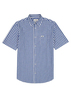 Wrangler Short Sleeve 1 Pocket Shirt Sodalite Blue Check - 112350568