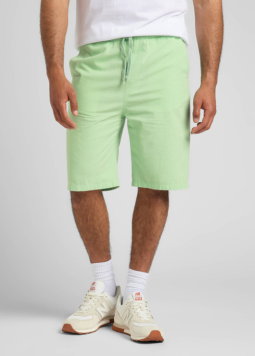 Lee Relaxed Drawstring Shorts - Canary Green L70KSAUX 112145489