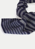 Damski Szalik Wrangler Stripey Scarf Dark Grey Mel - W0S07U206