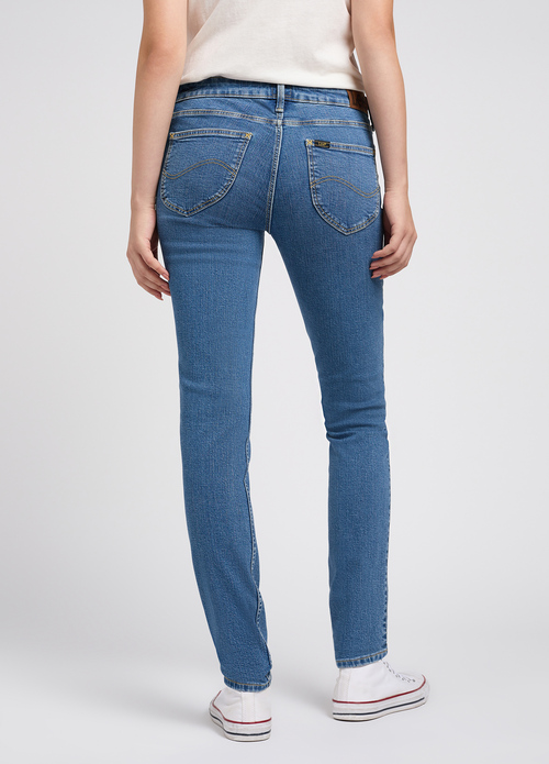 Damskie Spodnie Dzinsowe Lee Scarlett Vintage Mid - 112351155