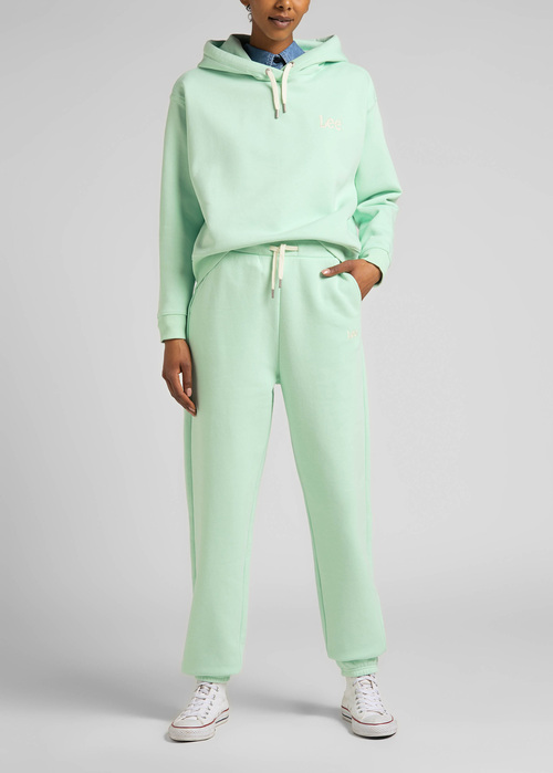 Damskie Spodnie Dresowe Lee Relaxed Sweatpants Seaglass - L32MLJ40