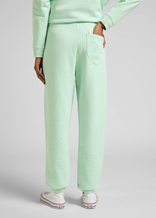 Damskie Spodnie Dresowe Lee Relaxed Sweatpants Seaglass - L32MLJ40