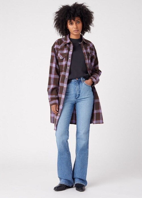 Damskie Spodnie Dzinsowe Wrangler Westward Morticia - W2H373Z23