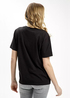 Cross Jeans T Shirt V Neck Black 020 - 56075-020