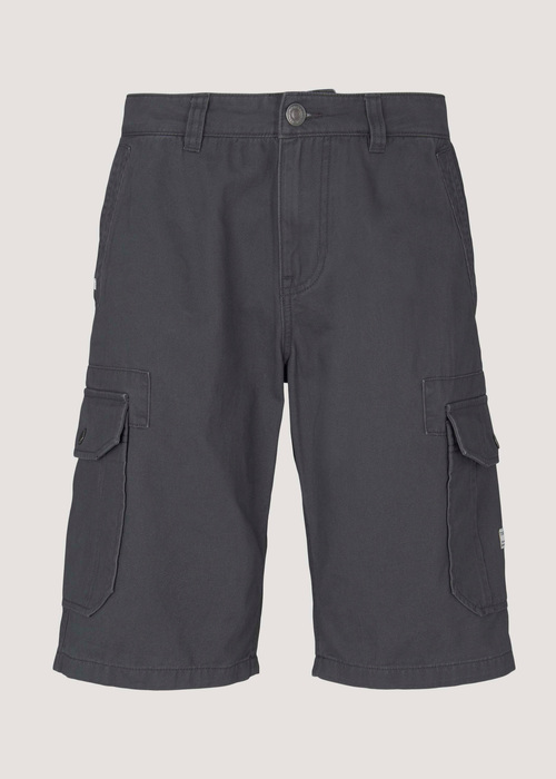 Tom Tailor Twill Cargo Shorts Tarmac Grey - 1026183-10899